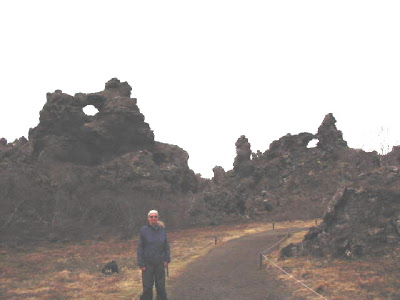 windows in the lava formations