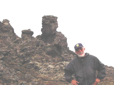 Al with his giant lava friend