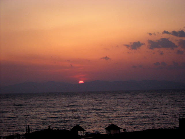 Sunset over the Sea of Amur