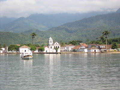 church on a lake